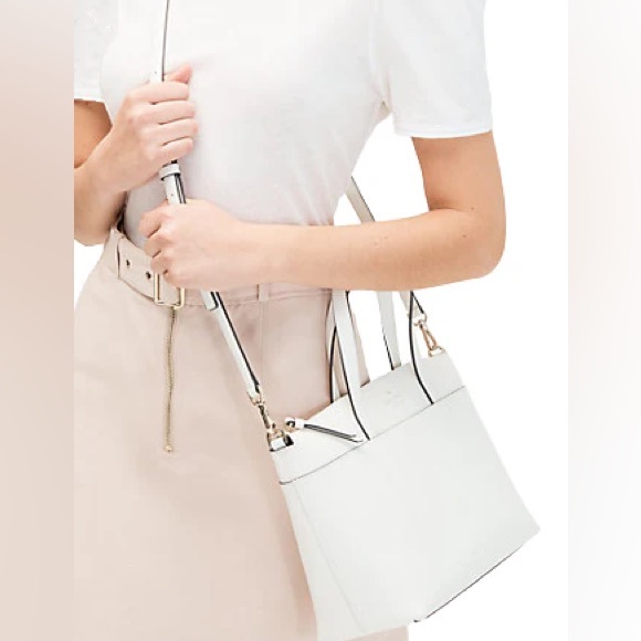 Kate Spade Patrice Satchel in Optic White - Picture 4 of 8
